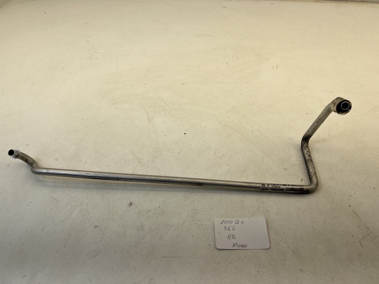 2010 Audi Q7 3.6L Transmission Oil Cooler Pipe Hose OEM. eBay