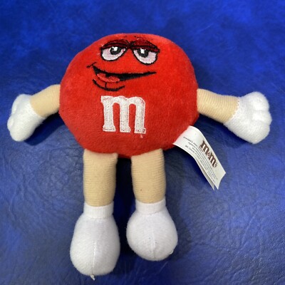 Red Mars Inc 2011 M & M's Mini Plush Stuffie Character Embroidered Face