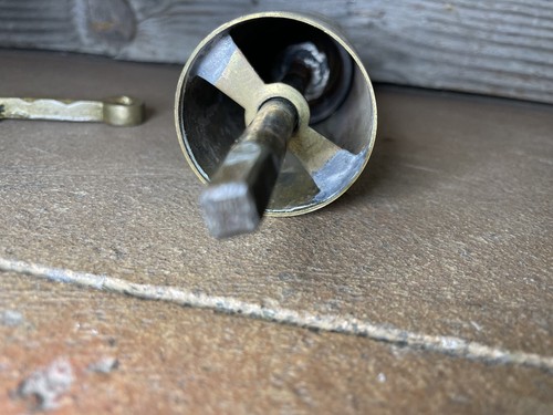 Vintage Brass Pepper Mill Made in Greece 11" Tall Spice Coffee Grinder - Picture 6 of 7