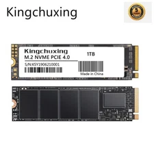 Kingchuxing 1TB Gaming SSD PCIe 4.0 NVMe M.2 Internal Solid State Drive For PS5