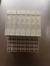 7 Pcs,SIEMENS 6ES7 131-4BF00-0AA0 INPUT MODULE W/193-4CA50-0AA0 BASE UNIT - USED