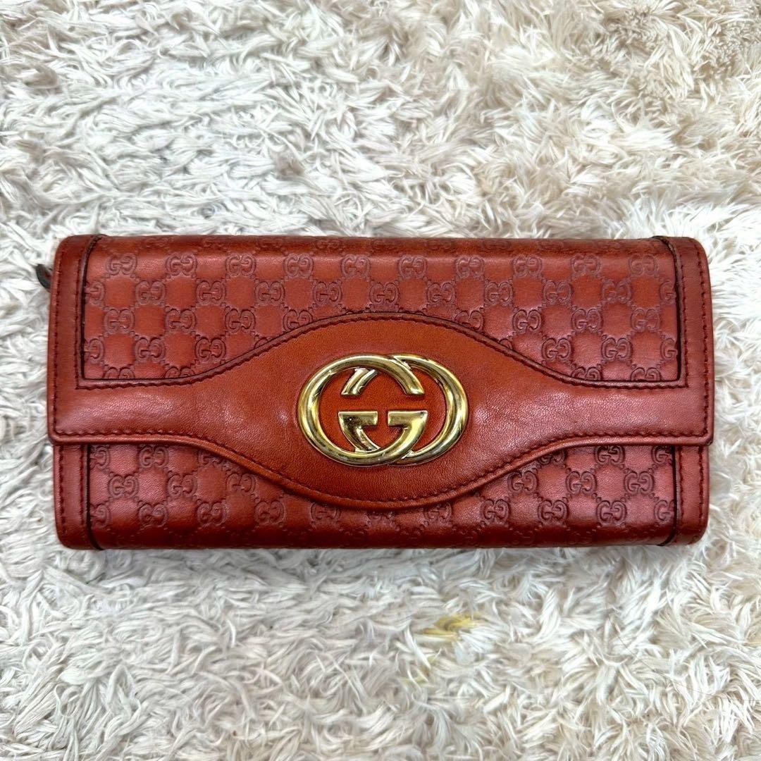 Gucci Long Wallet GG Pattern Interlocking Leather… - image 22