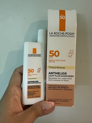 La Roche-Posay SPF 50 Tinted Mineral ANTHELIOS Light Fluid Sunscreen 1.7oz/50ml