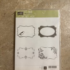 Stampin' Up Four Frames Clear Mount Stamp Set