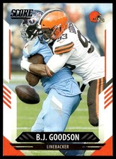 2021 Score B.J. Goodson Cleveland Browns #111