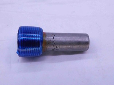 9/16 24 NS THREAD PLUG GAGE .5625 NO GO ONLY PD= .5369 9/16''-24 INSPECTION CHECK