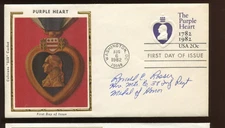 Ronald E. Rosser Army Soldier & Korean War MOH Recipient Sign Cover  DC3978