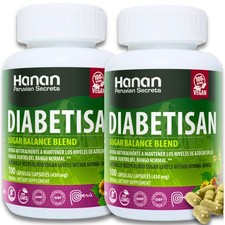 Diabetisan Sugar Balance Blend Herbal Blood Sugar Control Support Supplement 2pk