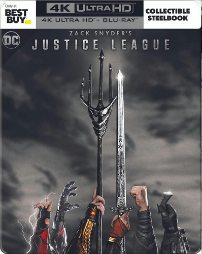 Zack Snyder's Justice League 4K+Blu-ray OOP BEST BUY EXCLUSIVE STEELBOOK