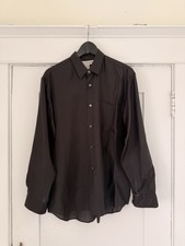 Vintage Comme des Gar ons Shirt Japan Black Long Sleeve Oversized Medium
