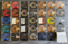 34 Minidisc + Boitier Audio Recordable (Most SONY, TDK, BASF, FNAC)