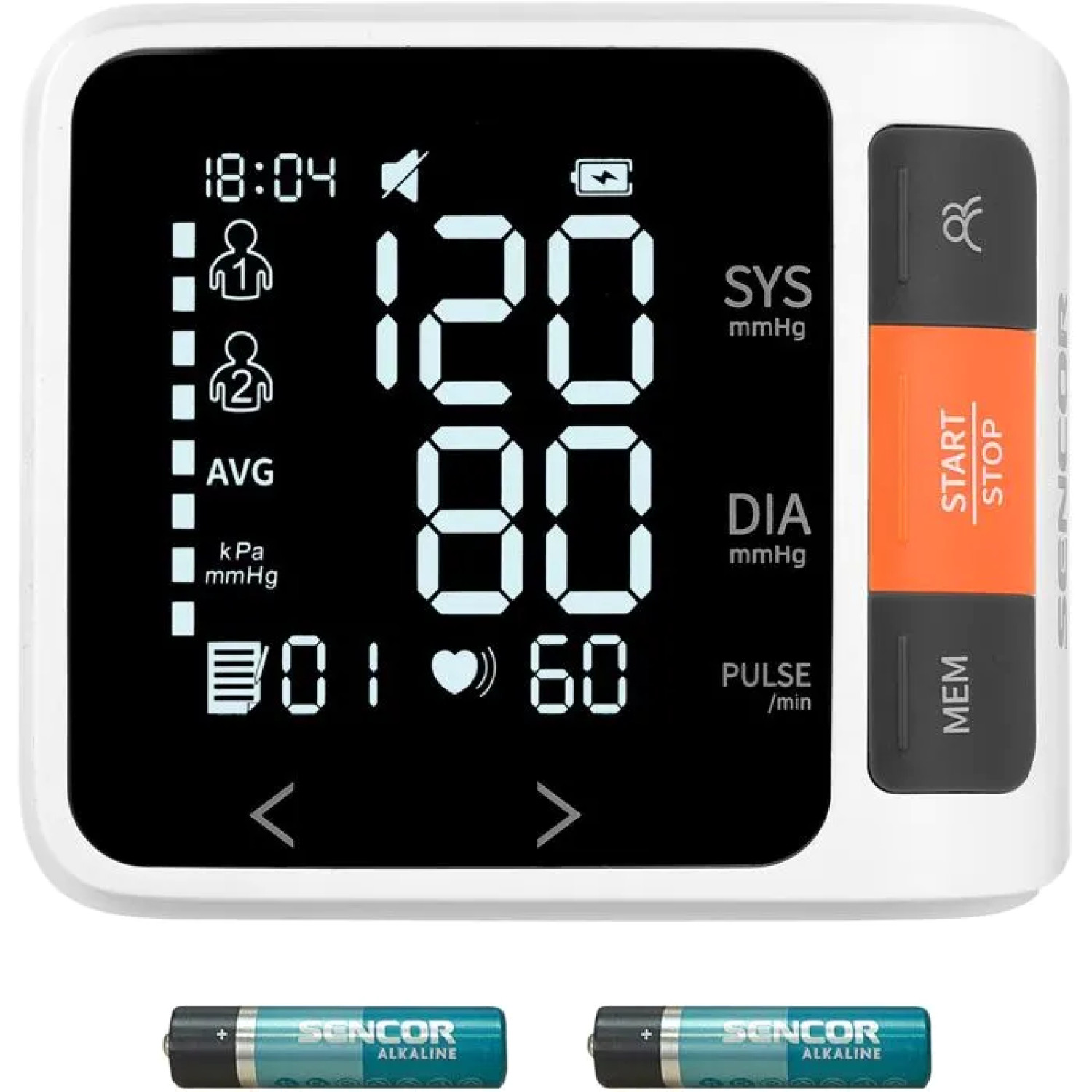 Tensiomètre poignet numérique Sencor blanc compact idéal pour les voyages