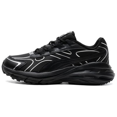 PUMA Hypnotic LS Abrupt Low top Casual Shoes Unisex Black Silver 397668-07
