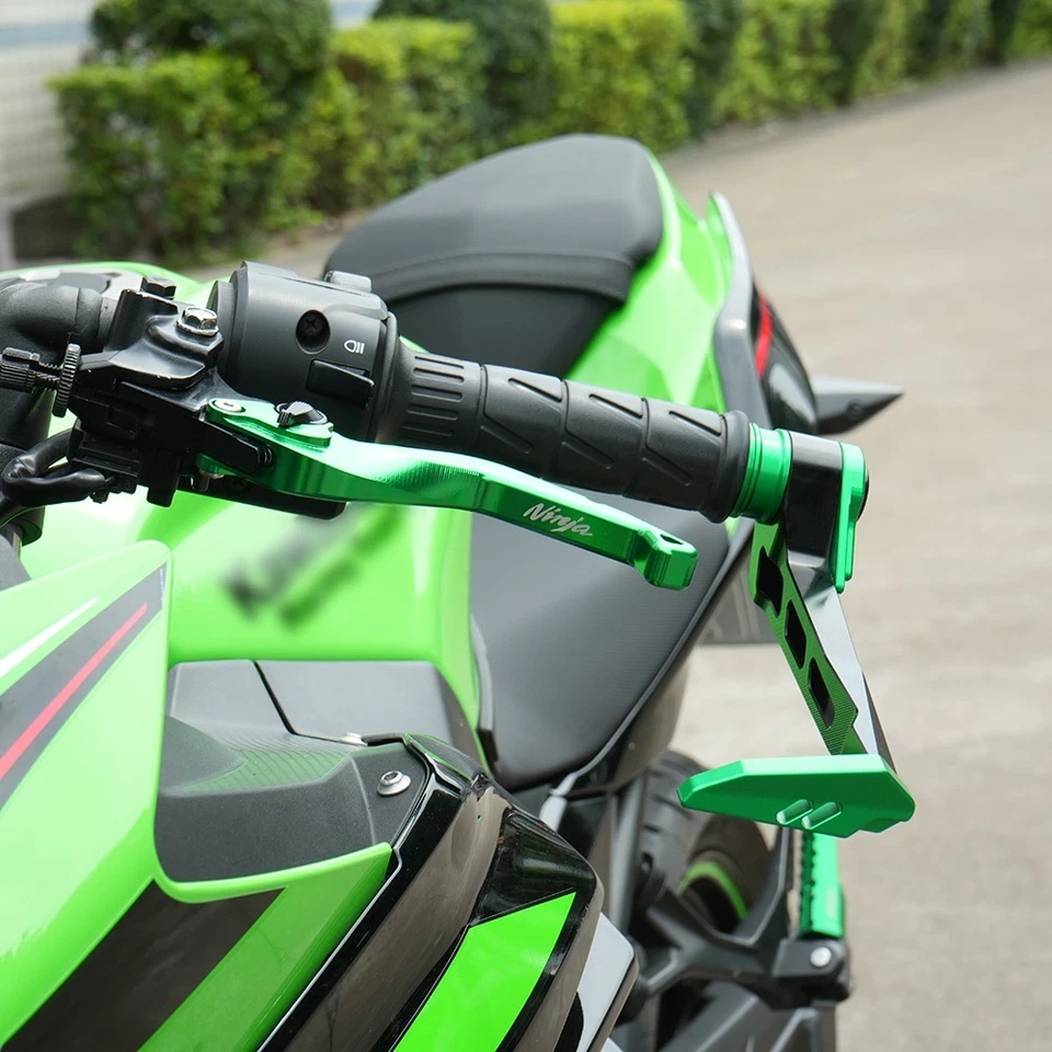 For Kawasaki Ninja 250R 300 2008-2017 Front Short Brake Clutch Levers Handles - Изображение 4 из 4