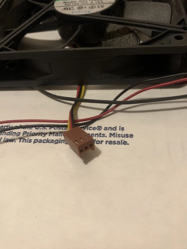 Ventilador Muffin Cooling DC 12V DC12V 120mm 120x120x25 Lote Mixto de 9 Foto 4 de 4