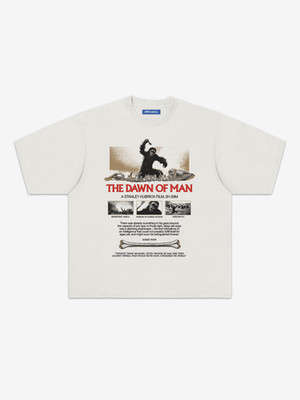Dawn of Man T-Shirt Back printed. Original design. Street style T-shirt.