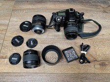 Nikon D80 Digital SLR Camera - Lenses, New Battery, Errors Parts/Repair Only