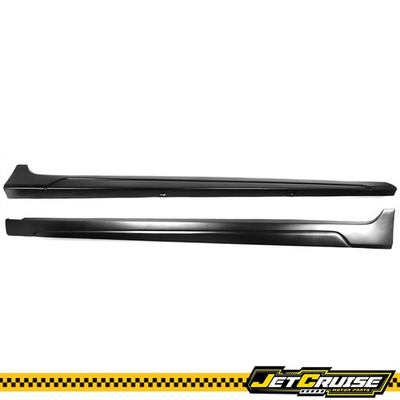 #ad Fits 18 24 Toyota Camry IKON Style Side Skirts Rocker Panel Matte Black PP $135.99