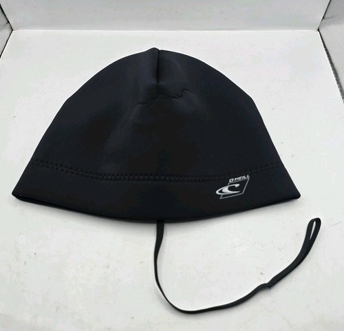 O'Neill 2mm Neoprene Beanie Hat Swimmers Cap Black Large EUC