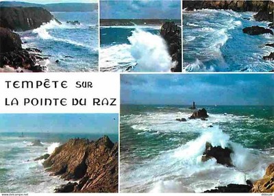 AK - 29 - La Pointe du Raz - Multiviews - Ein Tag des Sturms - Effekt d