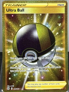 Pokemon Ball Gold Card for sale