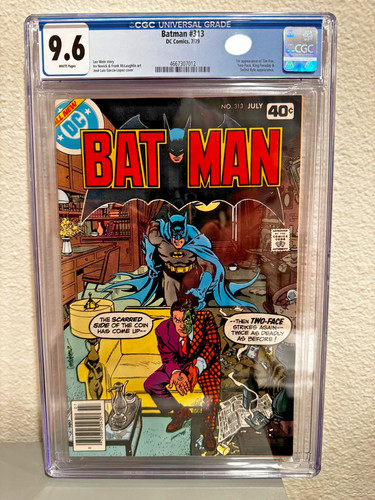Batman #313 CGC NM+ 9.6 White Pages *1ST TIM FOX, FUTURE BATMAN* 1979 FREE SHIP