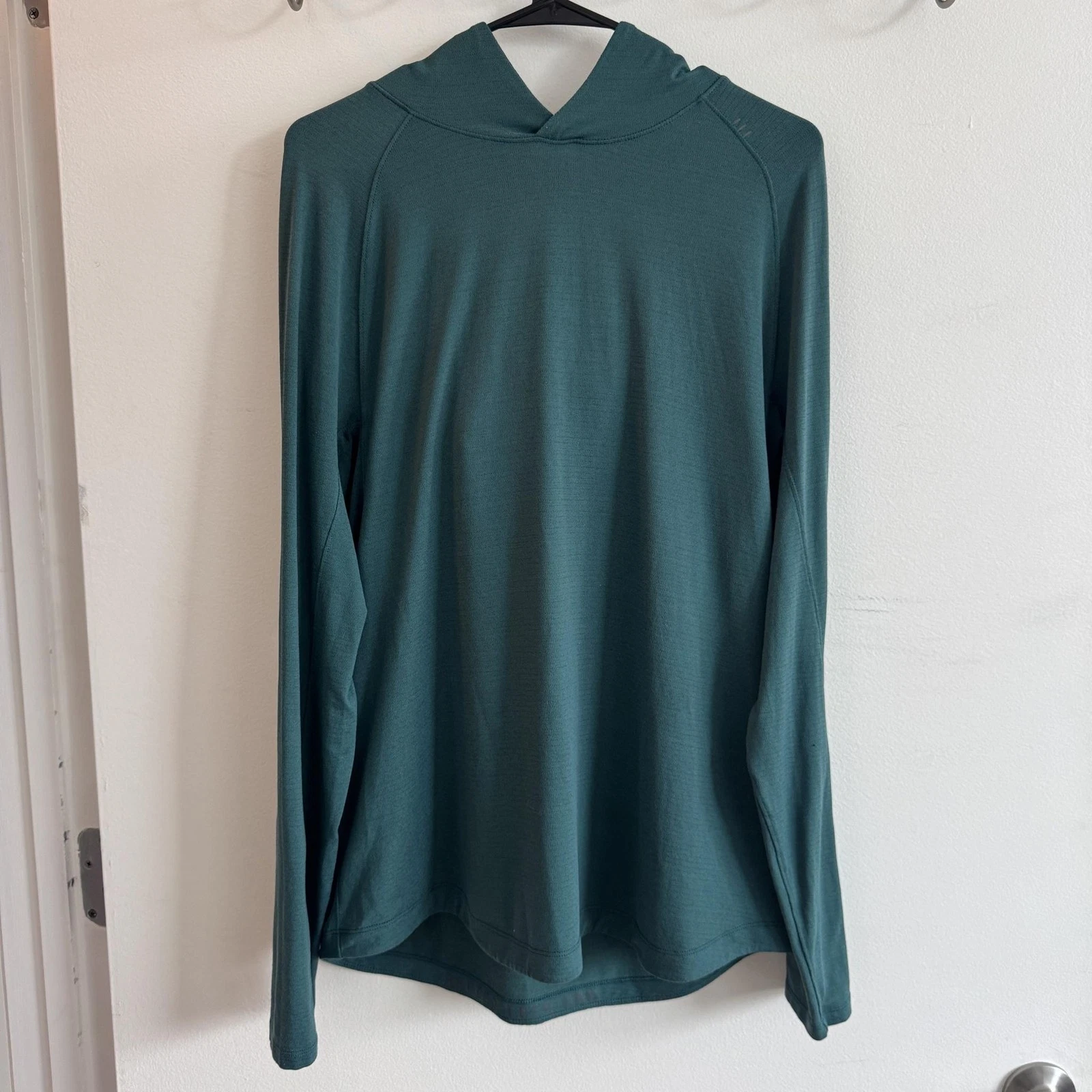 Lululemon Drysense Training Hoodie Pullover Athletic Forest Green Mens L LM3CPJS