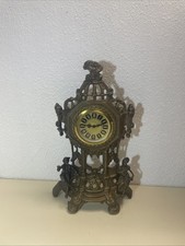 Kaminuhr / Standuhr mit Figuren Liebespaar Größe 37 cm Mercedes Uhrwerk läuft