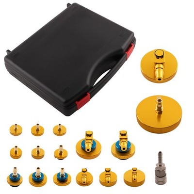 Brake Bleeder Kit Master Cylinder Adapters Set Brake Oil Fluid Bleeding Tools