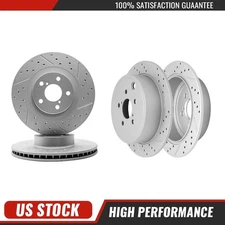 Front + Rear Brake Disc Rotors Kit For Subaru Forester Impreza 2008-2014 Legacy