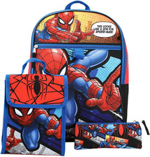 Kids Spider-Man 6-Piece Backpack Set Little Kid/Big Kid