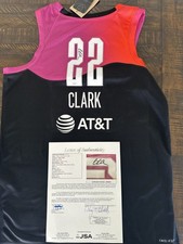 Caitlin Clark Autographed WNBA All-Star 2024 Jordan Authentic JSA Size Med