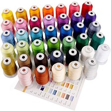 40 Brother Colors 100% Polyester Machine Embroidery Thread Kit