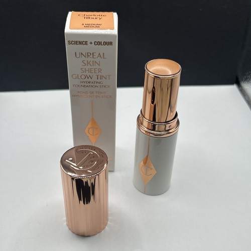 Charlotte Tilbury Unreal Skin Sheer Glow Tint Foundation Stick #8 Medium- BNIB - Picture 5 of 6
