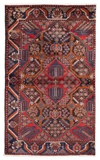 Traditional Vintage Hand-Knotted Area Rug 4'4" x 7'5" Oriental Wool Carpet