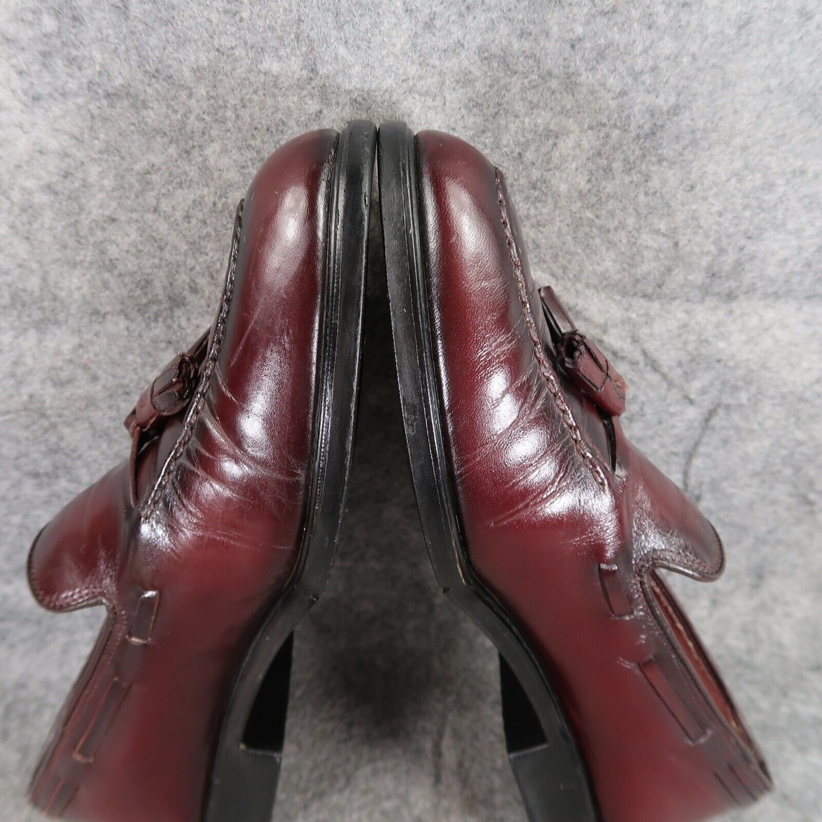 HH Brown Shoes Mens 9 Loafer Tassel Dress Handcrafted Water  display picture 3