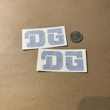 2x DG BMX motocross Stickers Decal Hutch Haro Dyno GT Skyway Torker Kuwahara JMC