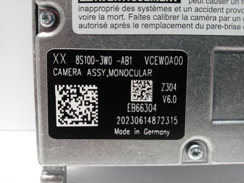 2024 honda hr-v OEM windshield camera lane keep assist id 8S100-3W0-AB1 2023-24 - Picture 4 of 12