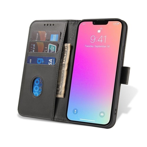 Etui Magnet Case do Samsung S24 Plus z klapką i portfelem - czarne - Zdjęcie 7 z 7
