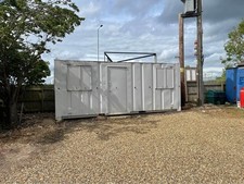 20ft portable office cabin anti-vandal 9ft wide very good condition