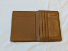 Timberland Genuine Leather Passport Wallet Travel ID Holder Brown 6.5" x 4.5" — photo 1