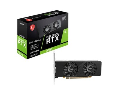 MSI GEforCE RTX 3050 LP E 6G OC Grafikkarte NVIDIA 6GB GDDR6