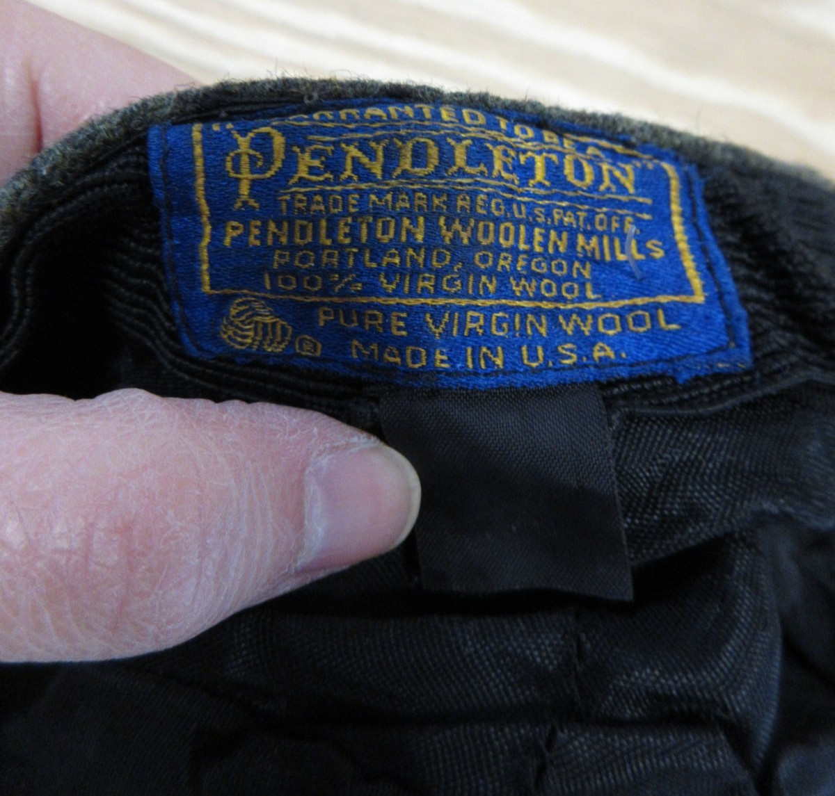 VGT Pendleton Hat Cap Men Medium Green Newsboy Vi… - image 10