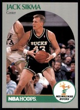 1990-91 Hoops Jack Sikma Milwaukee Bucks #183