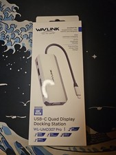 Image of WAVLINK Thunderbolt 4 USB-C Dock 95W Charging, 8K Quad Display DP, HDMI, VGA