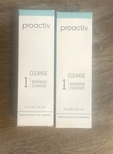 Proactiv Acne Renewing Cleanser Face Wash and Acne Treatment 4oz NIB set Of 2