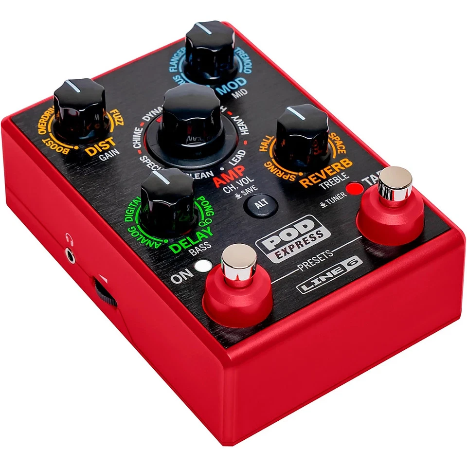 Line 6 POD Express Guitar Effects Processor Red Refurbished - Image 2 of 4