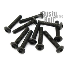 M3 x 18mm, Socket Button Head Screws, 10.9 Steel, Black