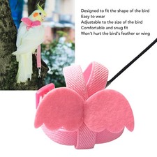 Bird Harness Leash Bite Resistant Adjustable Ultra Light Bird Traction Rope NY9