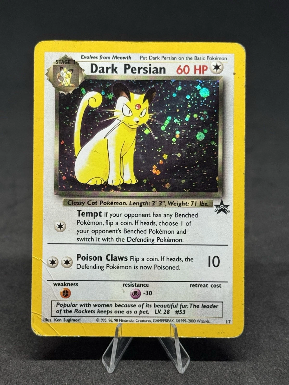 Dark Persian - Wizards Black Star Promos #17 Price & Value
